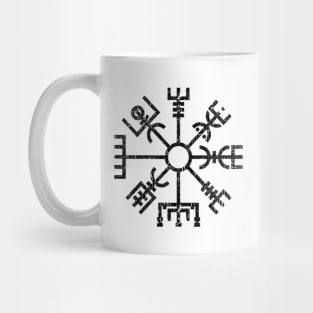 Vegvisir Norse Viking Compass Pagan Wayfinder Distressed Mug